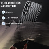 0.38mm Carbon Fiber Pattern Case For Samsung