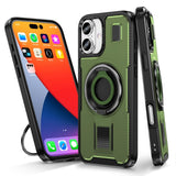 2 in 1 Drop-proof Silicone Ring Holder Phone Case For iPhone