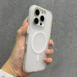 Matte Translucent Magnetic Case For iPhone