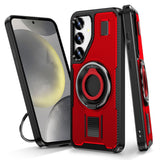 2 in 1 Drop-proof Silicone Ring Holder Phone Case For Samsung