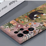 Oil Paint Cat Phone Case For Samsung