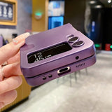 Wireless Charge Matte Case For Samsung Z Flip