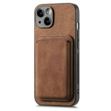 Custodia in pelle solt con carte magnetiche staccabile 2 in 1 per iPhone