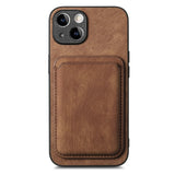 Custodia in pelle solt con carte magnetiche staccabile 2 in 1 per iPhone