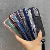 Matte Translucent Magnetic Case For iPhone