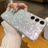 Glitter Epoxy Soft Silicone Case For Samsung