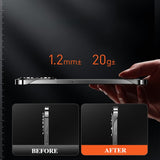 Transparent Borderless Ultra-thin Electroplated Hard Phone Case For iPhone