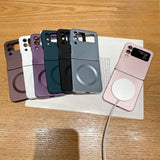 Wireless Charge Matte Case For Samsung Z Flip