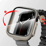 Screen Protector Glass+Case for Apple Watch S10 42MM 46MM 44mm 45mm 41mm 40mm 42mm 38mm