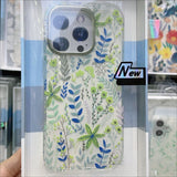 Flower Spray-painted Anti-fall Mobile Phone Case For iPhone