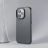 Metal Lens KickStand Holder Magnetic Phone Case For iPhone