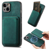 Custodia in pelle solt con carte magnetiche staccabile 2 in 1 per iPhone