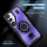 2 in 1 Drop-proof Silicone Ring Holder Phone Case For Samsung