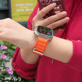 Nylon Band for Apple Watch Band S10-42MM 46mm 49mm 42mm 44mm 45mm 41mm 40mm 38mm