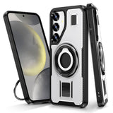 2 in 1 Drop-proof Silicone Ring Holder Phone Case For Samsung