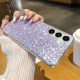 Glitter Epoxy Soft Silicone Case For Samsung