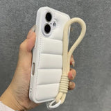 Soft Down Jacket Silicone Case For iPhone