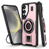 2 in 1 Drop-proof Silicone Ring Holder Phone Case For Samsung