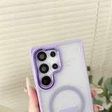 Lanyard Magnetic Folding Stand Phone Case For Samsung