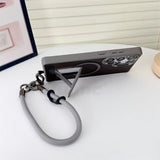 Lanyard Magnetic Folding Stand Phone Case For Samsung