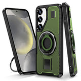 2 in 1 Drop-proof Silicone Ring Holder Phone Case For Samsung