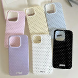Ultra Slim Dot Small Fresh Mobile Phone Case For iPhone