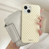 Ultra Slim Dot Small Fresh Mobile Phone Case For iPhone