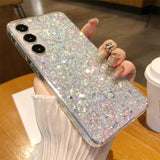 Glitter Epoxy Soft Silicone Case For Samsung