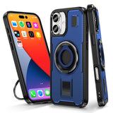 2 in 1 Drop-proof Silicone Ring Holder Phone Case For iPhone