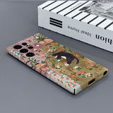 Oil Paint Cat Phone Case For Samsung