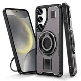 2 in 1 Drop-proof Silicone Ring Holder Phone Case For Samsung