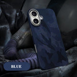 Camouflage Leather Anti-fall Mobile Phone Case For iPhone
