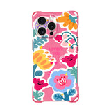 Flower Anti-fall Silicone Phone Case For iPhone
