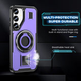 2 in 1 Drop-proof Silicone Ring Holder Phone Case For Samsung