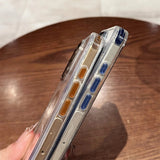 Crossbody Lanyard Necklace Transparent Magnetic Phone Case for iPhone
