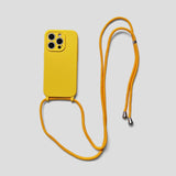Liquid Silicone Phone Case with Lanyard For iPhone