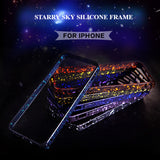 Starry Sky Silicone Frame For iPhone