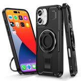 2 in 1 Drop-proof Silicone Ring Holder Phone Case For iPhone