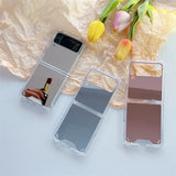 Mirror Shockproof Corner Luxury Case For Samsung