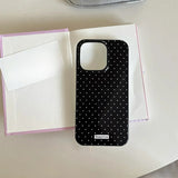 Ultra Slim Dot Small Fresh Mobile Phone Case For iPhone