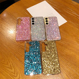 Glitter Epoxy Soft Silicone Case For Samsung
