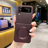 Wireless Charge Matte Case For Samsung Z Flip