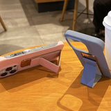 Borderless PC Half-covered Stand Phone Case For iPhone