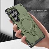 Magnetic Anti-fall Mobile Phone Case For Samsung