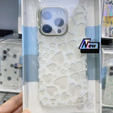 Flower Spray-painted Anti-fall Mobile Phone Case For iPhone