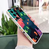 Custodia colorata per cellulare Cat per Samsung