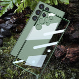 Custodia sottile trasparente placcata per Samsung Galaxy