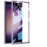 Custodia sottile trasparente placcata per Samsung Galaxy