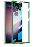 Custodia sottile trasparente placcata per Samsung Galaxy