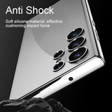 Custodia sottile trasparente placcata per Samsung Galaxy